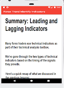 Forex Trend Indicator Identify capture d'écran 4