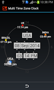 Multi Time Zone Clock screenshot 2