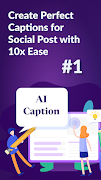 AI Caption Generator, Writer poster