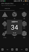 RPG Simple Dice تصوير الشاشة 1