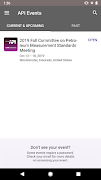 API Events & Training Screenshot 1