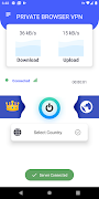 Private Browser VPN Pro -Private Proxy VPN Browser تصوير الشاشة 1