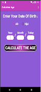 برنامه‌نما Age Calculator عکس از صفحه