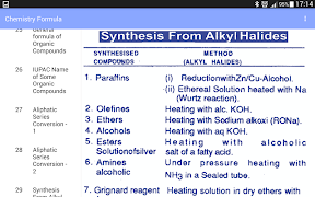 Chemistry Formula اسکرین شاٹ 7
