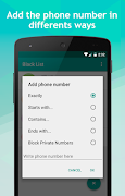 Blacklist (Calls Blocker) ภาพหน้าจอ 2