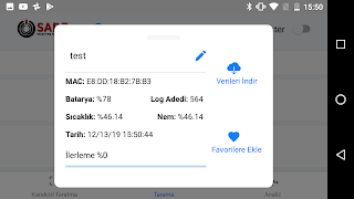 1 Schermata Sadelabs Logger