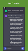 برنامه‌نما AI Idea Generator عکس از صفحه