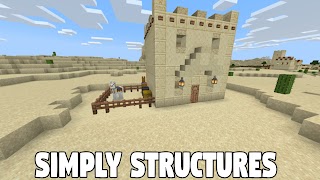 Simply Structures Minecraft PE imagem de tela 1