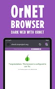 Dark Web Browser : OrNET स्क्रीनशॉट 4