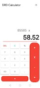 DRD Calculator اسکرین شاٹ 2