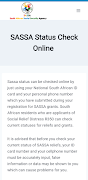 Sassa Check App постер