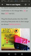 3 Schermata Digital Multimeter Usage Guide