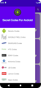 Secret Codes For Android স্ক্রিনশট 2