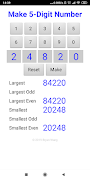 Make 5-digit Number Ekran Görüntüsü 2