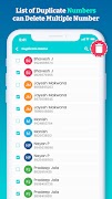 برنامه‌نما Duplicate Contacts Remover عکس از صفحه