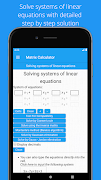 Matrix Calculator | solution screenshot 1
