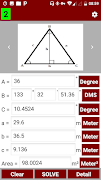 4 Schermata Triangle Calculator and Solver