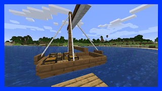 برنامه‌نما Boats Mod Minecraft عکس از صفحه