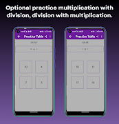 Multiplication Table, Math App Screenshot 4