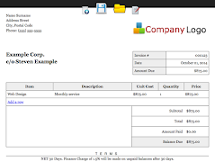 Poster Editable Invoice Droid
