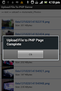 Upload File To PHP Server Ekran Görüntüsü 2