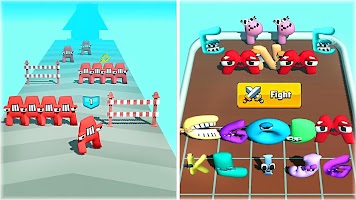 Merge Alphabet Lorre run maze تصوير الشاشة 1