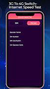 3G to 4G Switch - Internet Speed Test captura de pantalla 1
