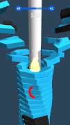 Stack Crash - Fire 3D Ball 截图 3
