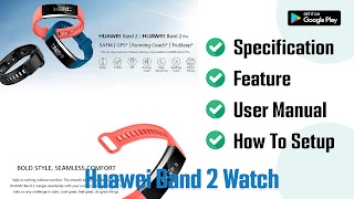 Huawei Band 2 App Guide imagem de tela 1