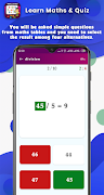 6 Schermata Math Game :  learn and workout
