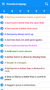Proverbs and Sayings poster
