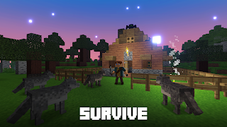 برنامه‌نما Block World 3D: Craft & Build عکس از صفحه