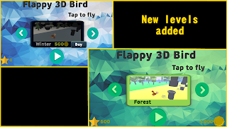 Flappy 3D Bird capture d'écran 2