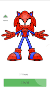 How to draw sonik characters screenshot 1