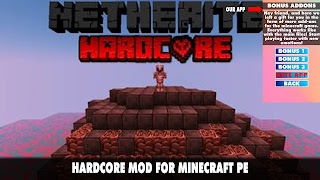 Hardcore Mod for Minecraft PE screenshot 2