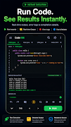 Code IDE: Python Java C++ Html ภาพหน้าจอ 5