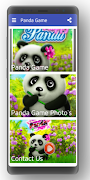 panda game الملصق