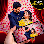 HD Video Projector Simulator - Movie Fire Video