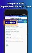 JavaScript Pattern Programs Ekran Görüntüsü 5