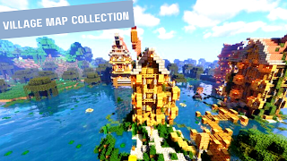 Village Maps Mod for Minecraft پوسٹر