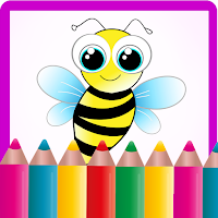 Coloring Animal Games Bee ภาพหน้าจอ 2