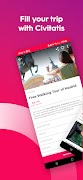 برنامه‌نما Civitatis: Fill your trip! عکس از صفحه