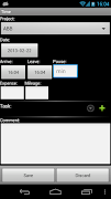 برنامه‌نما Timesheet 2 عکس از صفحه