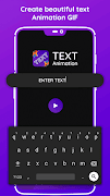 Text Animation GIF Maker plakat