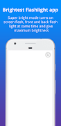 Bright Front & back flashlight captura de pantalla 7
