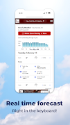 Weather Keyboard imagem de tela 1
