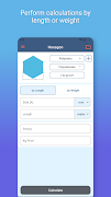 Material Weight & Volume Calc تصوير الشاشة 1