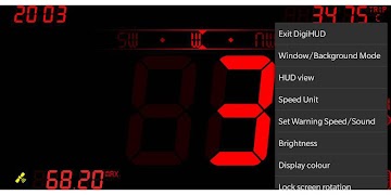 DigiHUD Speedometer imagem de tela 3