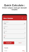 Macro Calculator screenshot 1