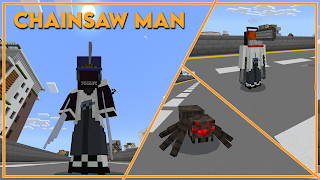 Chainsaw Man Mod Minecraft 截图 3